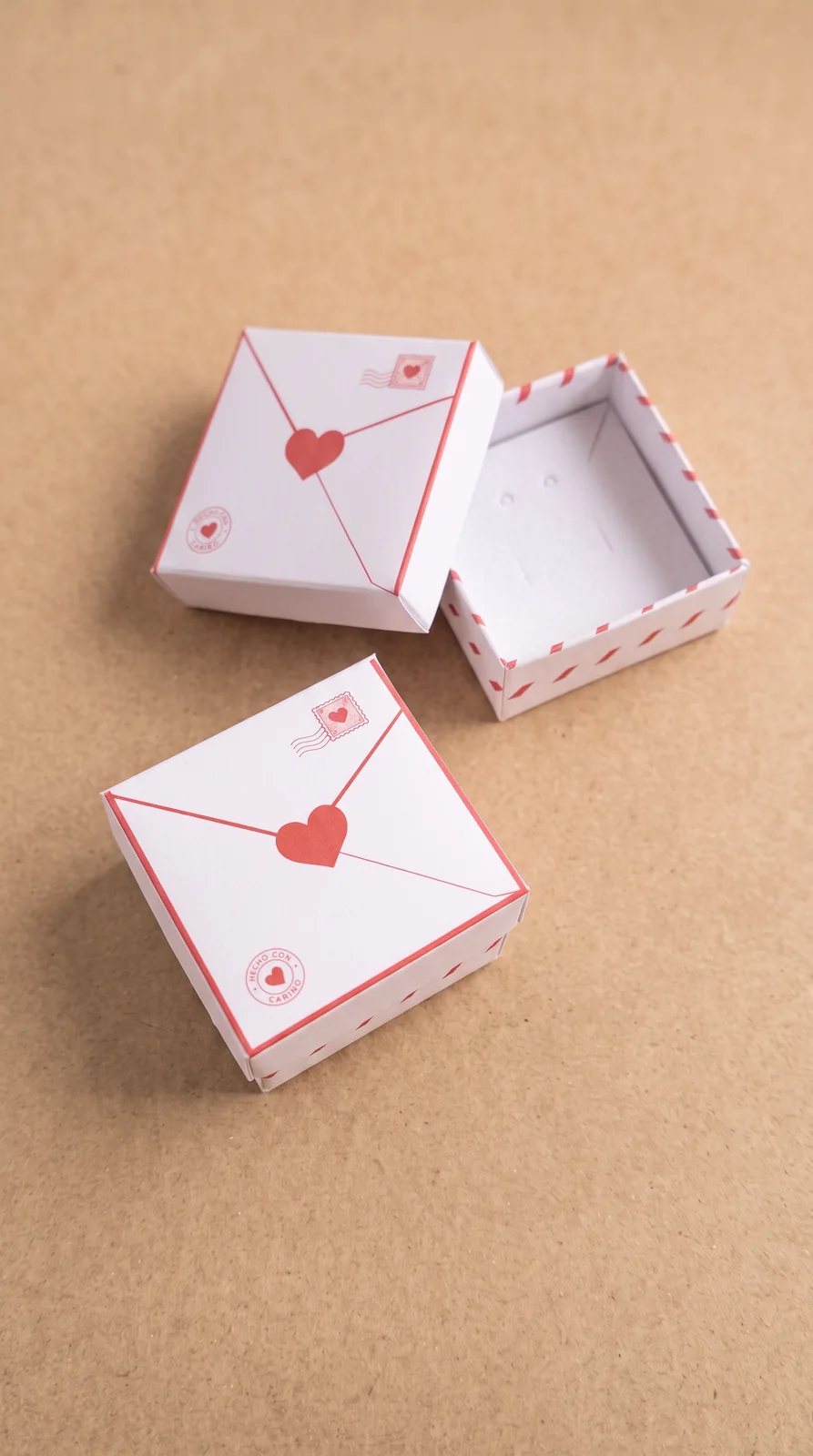 Caja regalo Sobre Corazón